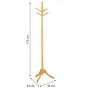 Hat stand Alexandra House Living Honey 44 x 172 x 44 cm by Alexandra House Living, Coat Racks - Ref: D1630300, Price: 30,71 €...