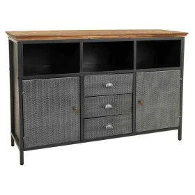 Aparador Alexandra House Living Marrón Gris Madera Metal 36 x 82 x 121 cm de Alexandra House Living, Armarios y aparadores - ...