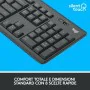 Clavier Logitech Noir QWERTY de Logitech, Claviers - Réf : S7838044, Prix : 49,91 €, Remise : %