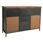 Aparador Alexandra House Living Castanho Cinzento Madeira Metal 36 x 82 x 121 cm de Alexandra House Living, Armários e aparad...