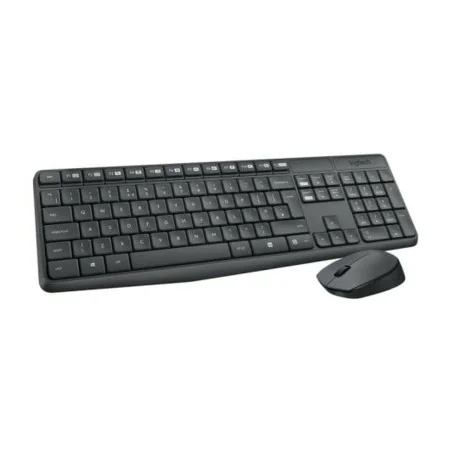 Clavier Logitech Gris QWERTY de Logitech, Claviers - Réf : S7838048, Prix : 40,16 €, Remise : %