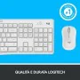 Tastatur mit Maus Logitech MK295 Weiß Qwerty Italienisch von Logitech, Tastaturen - Ref: S7838050, Preis: 49,85 €, Rabatt: %