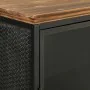 Multipurpose Chest of Drawers Alexandra House Living Brown Grey Wood Metal Glass 41 x 50 x 161 cm by Alexandra House Living, ...