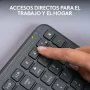 Teclado Logitech Gris Qwerty Español QWERTY de Logitech, Teclados - Ref: S7838055, Precio: 85,05 €, Descuento: %