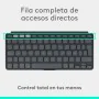 Keyboard Logitech Black Spanish Qwerty QWERTY by Logitech, Keyboards - Ref: S7838088, Price: 85,28 €, Discount: %