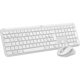 Tastatur Logitech Weiß Qwerty Spanisch QWERTY von Logitech, Tastaturen - Ref: S7838108, Preis: 112,72 €, Rabatt: %