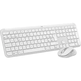 Clavier Logitech Blanc Espagnol Qwerty QWERTY de Logitech, Claviers - Réf : S7838108, Prix : 112,72 €, Remise : %