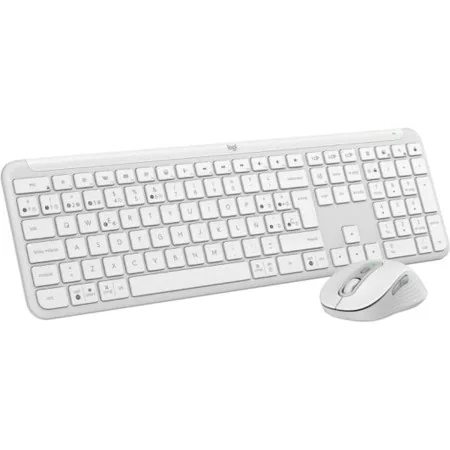 Tastatur Logitech Weiß Qwerty Spanisch QWERTY von Logitech, Tastaturen - Ref: S7838108, Preis: 112,72 €, Rabatt: %