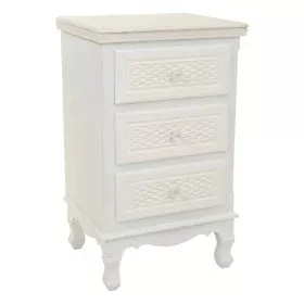 Table de Nuit Alexandra House Living Blanc Crème 33 x 68 x 41 cm de Alexandra House Living, Tables de chevet - Réf : D1630321...