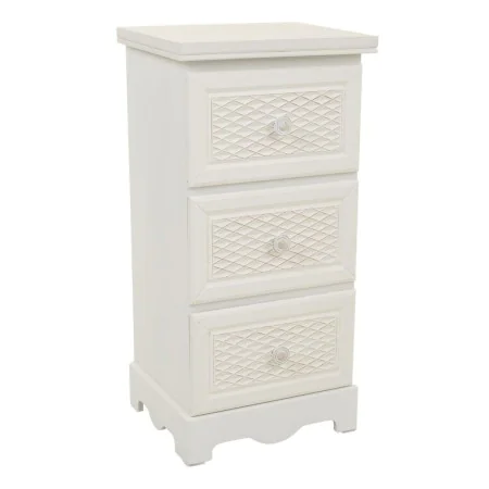 Nightstand Alexandra House Living White Cream 26 x 60 x 31 cm by Alexandra House Living, Bedside Tables - Ref: D1630322, Pric...