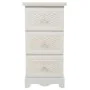 Comodino Alexandra House Living Bianco Crema 26 x 60 x 31 cm di Alexandra House Living, Comodini - Rif: D1630322, Prezzo: 69,...