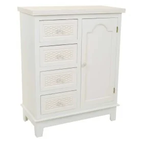 Hall Alexandra House Living White Cream Metal Pine MDF Wood 32 x 84 x 66 cm by Alexandra House Living, Tables - Ref: D1630325...