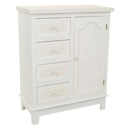 Hall de Entrada Alexandra House Living Branco Creme Metal madeira de pinho Madeira MDF 32 x 84 x 66 cm de Alexandra House Liv...