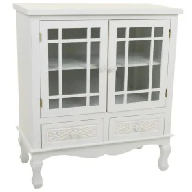 Aparador Alexandra House Living Branco Creme Metal madeira de pinho 37 x 84 x 75 cm de Alexandra House Living, Armários e apa...