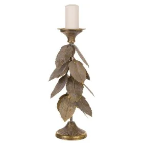 Candelabro Alexandra House Living Dorato Ferro 19 x 43 x 19 cm Fogli di Alexandra House Living, Candelieri e portacandele - R...