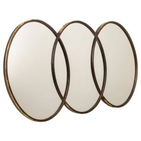 Wall mirror Alexandra House Living Golden Glass Iron 3 x 60 x 103 cm by Alexandra House Living, Wall-Mounted Mirrors - Ref: D...