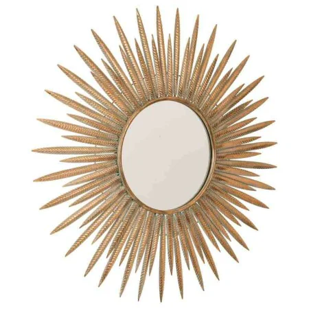 Wall mirror Alexandra House Living Golden Glass Iron 3 x 92 x 92 cm by Alexandra House Living, Wall-Mounted Mirrors - Ref: D1...