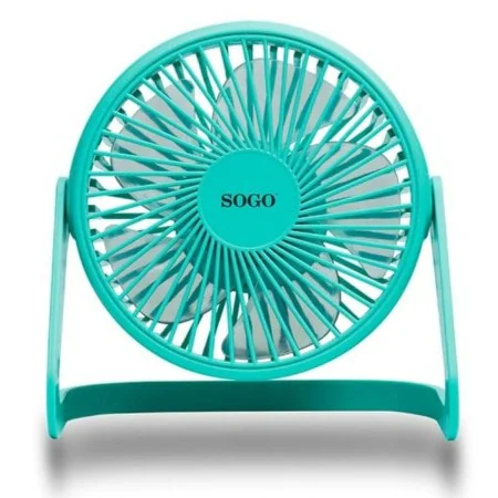 Table Fan Sogo 2 W Green by Sogo, Desk Fans - Ref: S7838884, Price: 10,60 €, Discount: %