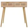 Konsolentisch mit Schubladen Alexandra House Living natürlich Holz MDF 42 x 79 x 80 cm von Alexandra House Living, Tische - R...