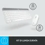 Clavier Logitech 920-009197 Blanc QWERTY de Logitech, Claviers - Réf : S7839589, Prix : 61,99 €, Remise : %