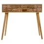 Konsolentisch mit Schubladen Alexandra House Living natürlich Paulonia-Holz 43 x 79 x 87 cm von Alexandra House Living, Tisch...