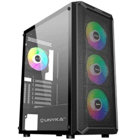 Caixa Semitorre ATX Unykach Armor 3GEN ARGB ATX Preto de Unykach, Caixas para computador de secretária - Ref: S7839913, Preço...