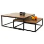 Satz mit 2 Tischen Alexandra House Living natürlich Eisen Mango-Holz 75 x 34 x 75 cm von Alexandra House Living, Tische - Ref...