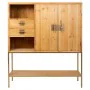 Credenza Alexandra House Living Dorato Naturale Ferro Legno di abete 37 x 139 x 120 cm di Alexandra House Living, Credenze e ...