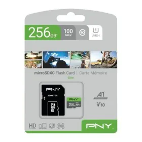 Micro SD Memory Card with Adaptor PNY Elite Elite C10 256 GB by PNY, Memory cards - Ref: S7840829, Price: 29,83 €, Discount: %