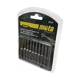 Jogo de pontas Mota btj2 50 mm 10 Unidades de Mota, Acessórios para chaves de fendas - Ref: S7900133, Preço: 7,61 €, Desconto: %