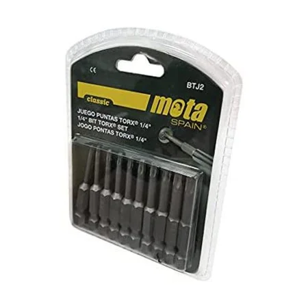 Ensemble de pointes Mota btj2 50 mm 10 Unités de Mota, Accessoires pour tournevis - Réf : S7900133, Prix : 7,61 €, Remise : %