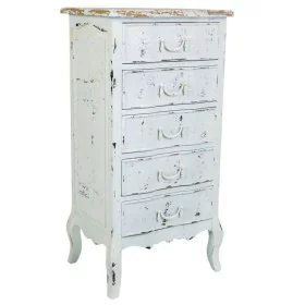 Chest of drawers Alexandra House Living White Fir wood MDF Wood 40 x 98 x 50 cm by Alexandra House Living, Chest of Drawers -...