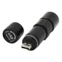 Lanterna LED EDM USB Recarregável Zoom Mini Preto Alumínio 120 Lm de EDM, Lanternas de mão - Ref: S7900544, Preço: 14,21 €, D...