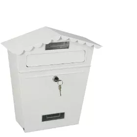 Letterbox EDM Steel White Classic (29,5 x 10,5 x 35,5 cm) by EDM, Wall-mount Letterboxes - Ref: S7900564, Price: 26,92 €, Dis...