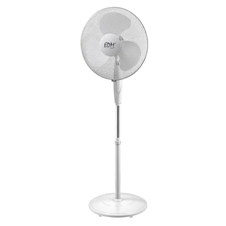 Ventilador de Pie EDM Blanco 45 W de EDM, Ventiladores de pedestal - Ref: S7900595, Precio: 30,94 €, Descuento: %