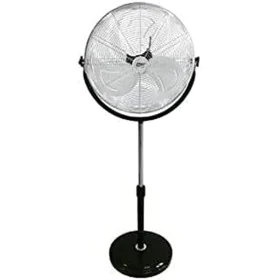 Ventilador de Pé EDM Preto industrial Prateado 120 W de EDM, Ventiladores de pedestal - Ref: S7900604, Preço: 74,29 €, Descon...