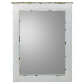 Wall mirror Alexandra House Living White Glass Fir wood 3 x 90 x 70 cm by Alexandra House Living, Wall-Mounted Mirrors - Ref:...