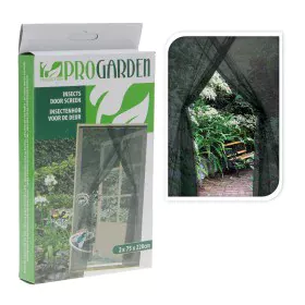 Rideau Moustiquaire Progarden Portes 2 Pièces Fibre de Verre Noir (2 x 75 x 220 cm) de Progarden, Vitres - Réf : S7900669, Pr...