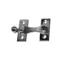 Door latch EDM H-shaped Steel 8 cm Left Chromed by EDM, Knockers - Ref: S7900720, Price: 6,36 €, Discount: %