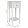 Mesa de apoio Alexandra House Living Branco 33 x 78 x 33 cm de Alexandra House Living, Jogos de móveis - Ref: D1630425, Preço...