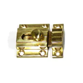 Door bolt EDM Fastener Golden 20 mm Polished brass by EDM, Latches & Bolts - Ref: S7900726, Price: 6,49 €, Discount: %