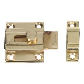 Door bolt EDM Fastener Golden 25 mm Polished brass by EDM, Latches & Bolts - Ref: S7900727, Price: 6,01 €, Discount: %