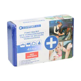 Trousse de premiers secours Comfort Aid 41 Pièces (25 x 17 x 7,5 cm) de BigBuy Wellness, Trousses médicales - Réf : S7900808,...