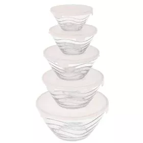 Set de Fiambreras Excellent Houseware Cristal (5 Unidades) de Excellent Houseware, Almacenamiento de alimentos - Ref: S790087...