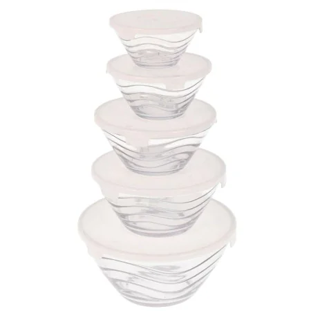 Conjunto de Lancheiras Excellent Houseware Cristal (5 Unidades) de Excellent Houseware, Armazenamento de alimentos - Ref: S79...