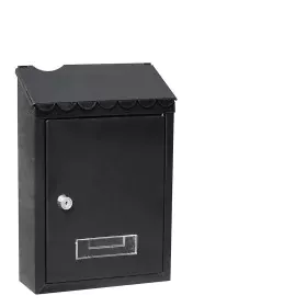 Boîte aux lettres EDM Standard 21 x 6 x 30 cm Noir Acier de EDM, Boîtes aux lettres murales - Réf : S7901120, Prix : 18,51 €,...