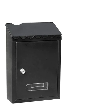 Letterbox EDM Standard 21 x 6 x 30 cm Black Steel by EDM, Wall-mount Letterboxes - Ref: S7901120, Price: 18,51 €, Discount: %