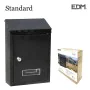 Boîte aux lettres EDM Standard 21 x 6 x 30 cm Noir Acier de EDM, Boîtes aux lettres murales - Réf : S7901120, Prix : 18,51 €,...