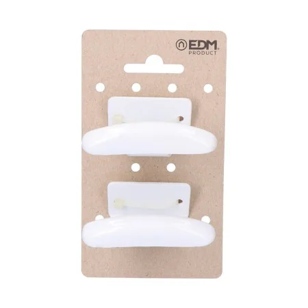 Door Hanger EDM 2 Units Cothes Steel White by EDM, Multi-Purpose Hooks - Ref: S7901180, Price: 4,94 €, Discount: %