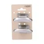 Door Hanger EDM Matt 2 Units Cothes Silver Stainless steel by EDM, Multi-Purpose Hooks - Ref: S7901182, Price: 7,94 €, Discou...